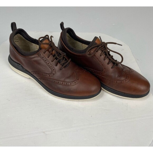Johnston & Murphy XC4 Lancer Wingtip Shoe Size 9 M Brown Casual Waterproof - Picture 5 of 14